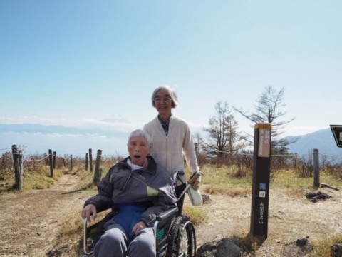車椅子登山